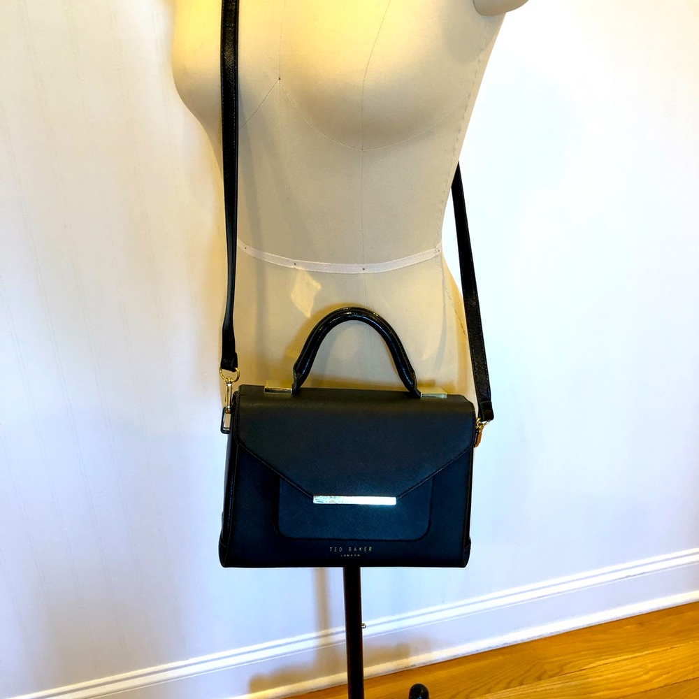 Ted baker small black crossbody bag